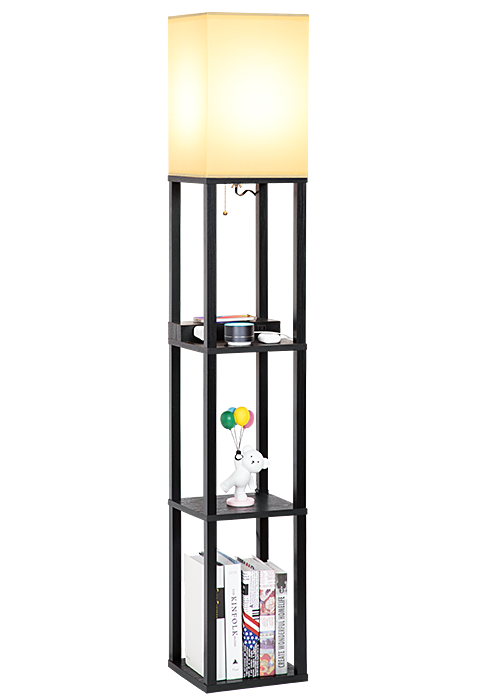 floor lamp with wireless charger