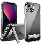 CEDO Kickstand for iPhone 13 Case, 3-Way Adjustable with Metal Stand, Military-Grade Shockproof B...