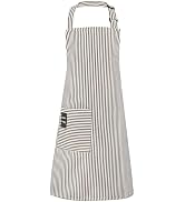 XLSXEXCL Kids Stripes Apron for Boys Girls with Side Pocket | Thin Striped Design, Kids Waterproo...