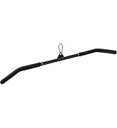 SERTT 39.37 Inch LAT Pulldown Bar Attachment for Pulley Cable Machine, Curl Tricep Press Down Bar...