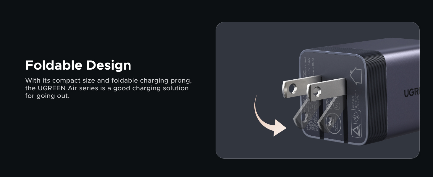 UGREEN NEXODE AIR 100w USB C CHARGER BLOCK