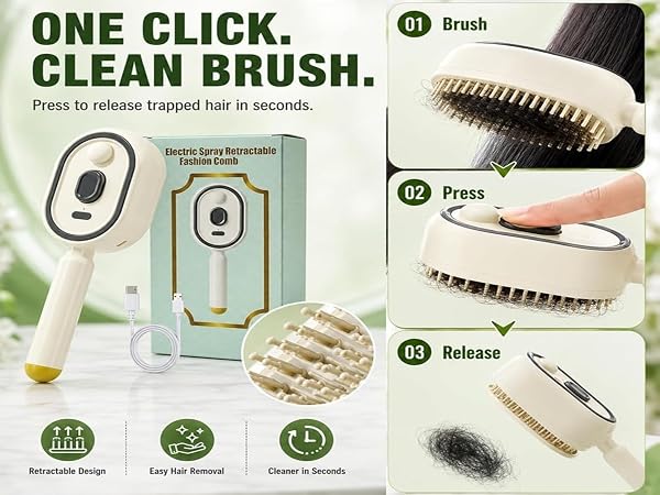 electric spray air cushion massage comb