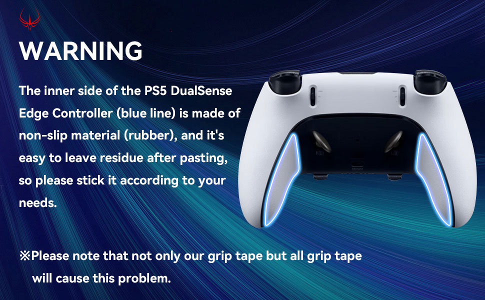 PS5 Dualsense Edge Controller Grips Tape