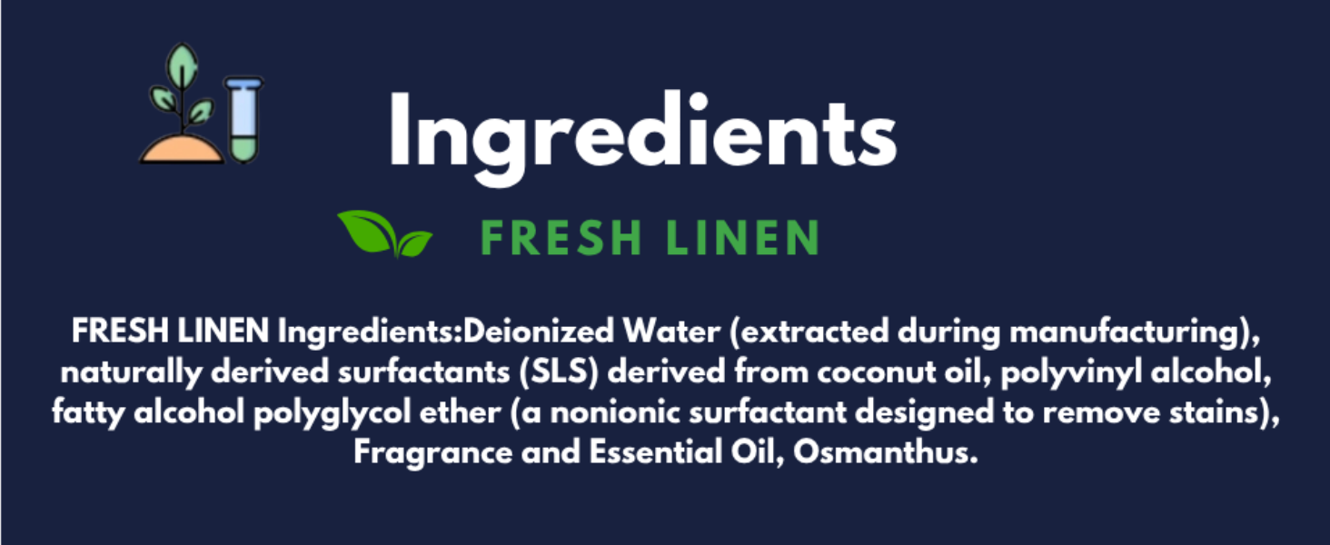 fresh linen ingredients sheets laundry club laundry detergent sheets clean ingredients