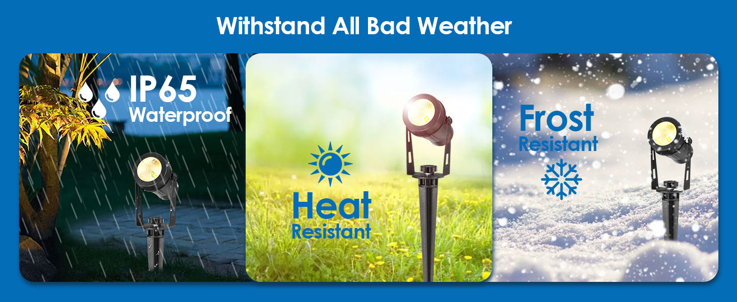 solar landscape lights outdoor waterproof