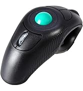 EIGIIS 2.4G Ergonomic Trackball Handheld Finger USB Mouse Wireless Optical Travel DPI Mice for PC...