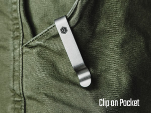 pocket clip keychain