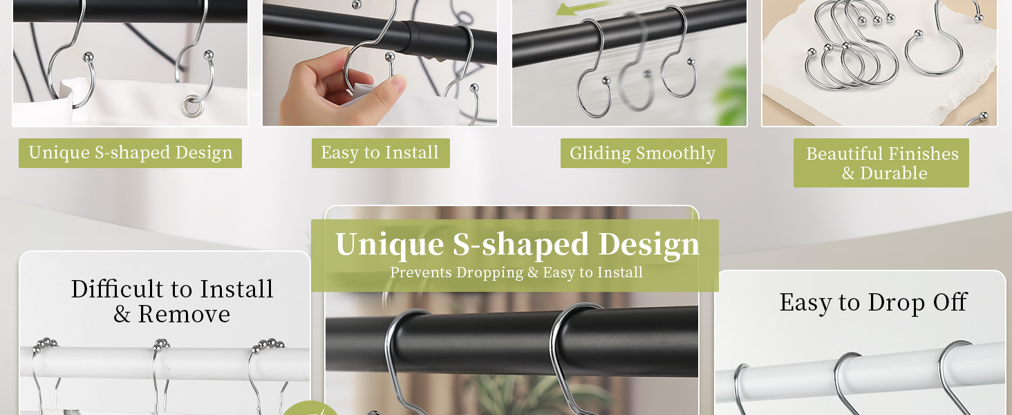 shower curtain rings
