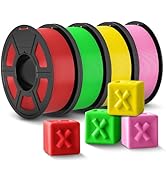 JAYO PLA+ Filament 1.75mm,3D Printer Filament PLA Plus Dimensional Accuracy +/- 0.02 mm, 1.1 Kg P...