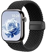 Braided Stretchy Band Compatible with Apple Watch Bands 38mm 40mm 41mm 42mm 44mm 45mm 46mm 49mm W...