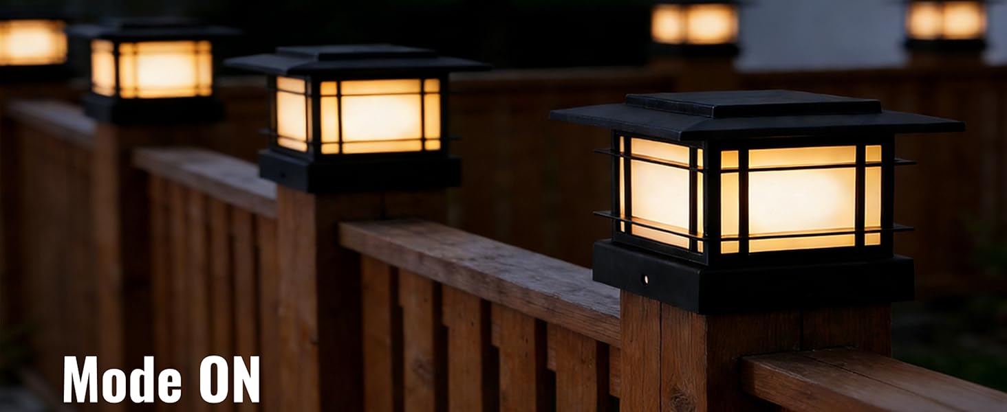Solar Post Cap Lights