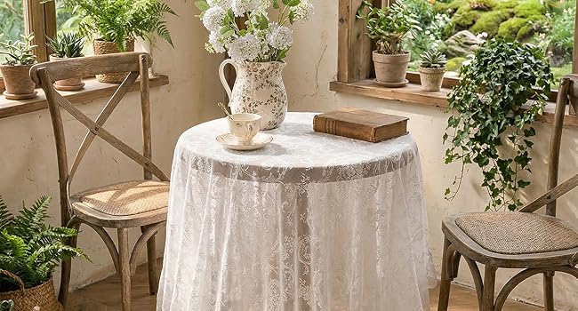 French Lace Tablecloth