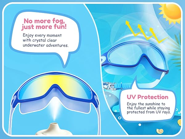 swim goggles for kids 3-6