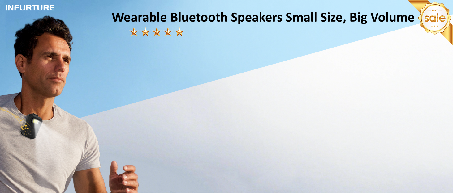 Wearable Bluetooth Speakers Small Size, Big Volume