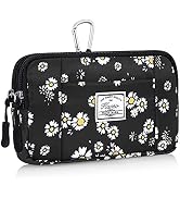 KAMO Multipurpose Canvas Horizontal Smartphone Pouch Cell Phone Holster with Belt Loop Pouch Bag ...