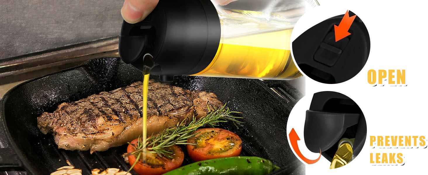oil dispenser bottle spray and pour