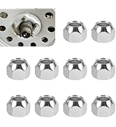 WZP 10 PCS Trailer Lug Nuts,1/2-20 Inch Wheel Nuts, Open End Acorn Lug Nut for 1/2" Wheel Lug Stu...