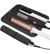 AMIJEAL Oversize Silicone Heat Resistant Mat for Hair Tools, Curling Iron Flat Iron Hair Straight...
