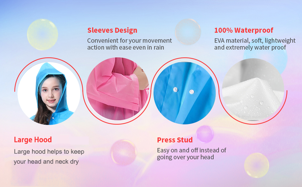 rain ponchos for kids