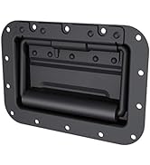 TCH Hardware Black Large Steel Recessed Handle