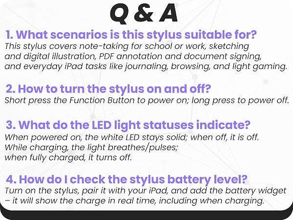 Aplfan stylus Q & A