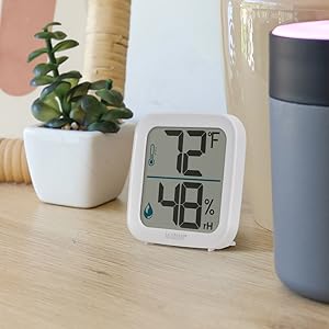 lacrosse, la crosse, 302-1407W, digital, temperature, thermometer, indoor, humidity, hygrometer