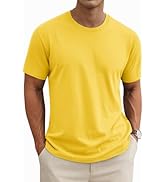 MAGNIVIT Men's Shirts Short Sleeve Cotton T-Shirt Crew Neck Light Tees Classic Basic Casual Tops ...