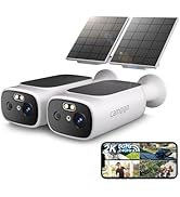 2K Solar Camera Outdoor Wireless-5/2.4Ghz WiFi Cameras for Home Security, AI Motion Detection, Co...