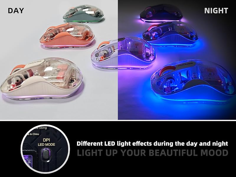 Transparent Bluetooth Mice