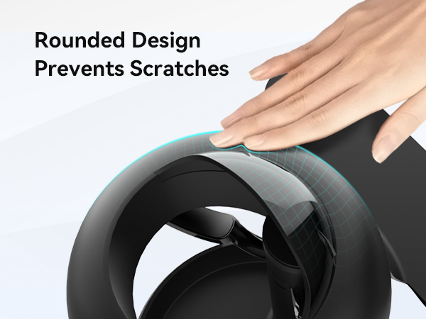 Rounded Design Prevents Scratches