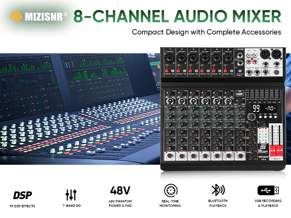 6-CHANNEL AUDIO MIXER
