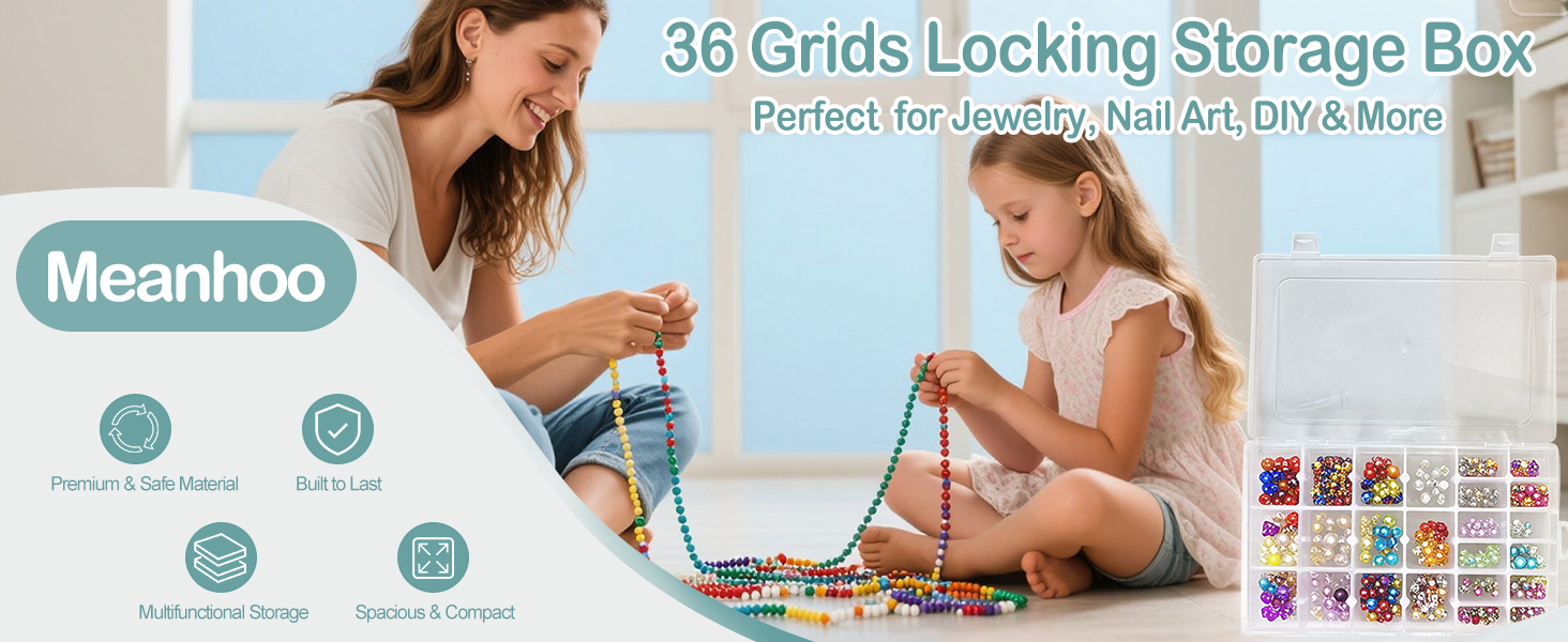 36 grids storage box