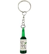Galepromot Soju Cans Keychain Fashion Drink Soju Bottle Keychain Simulation Resin Beer Wine Trink...