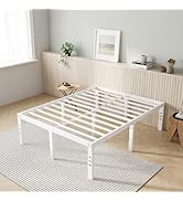 Novilla Full Size Bed Frame, 16 Inch Metal Platform Bed Frame Full Size with Storage Space Under ...