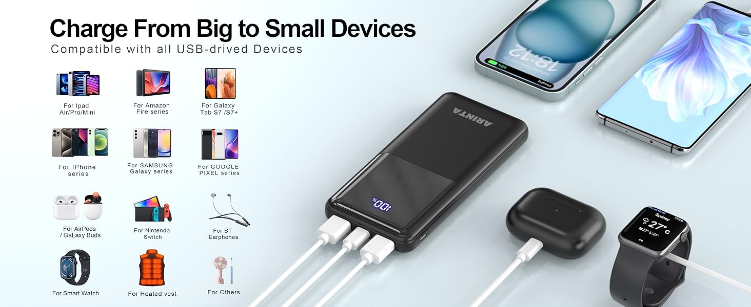 power bank portable charger battery pack powerbank