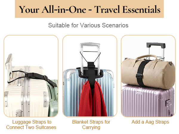 adjustable luggage straps for suitcases