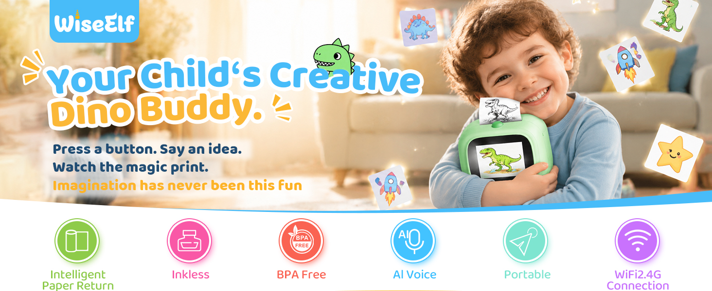 Your child's creative dino buddy