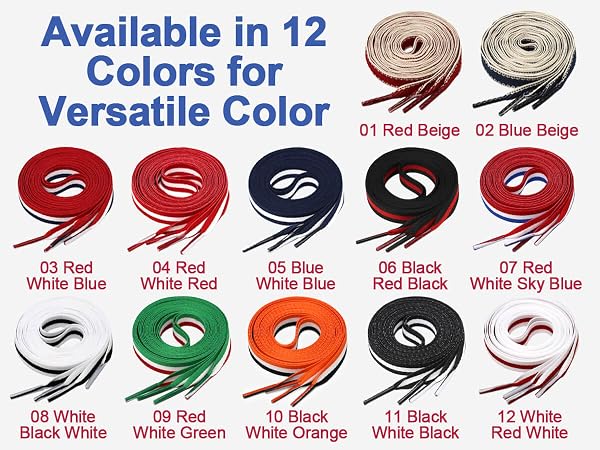 flat shoe laces