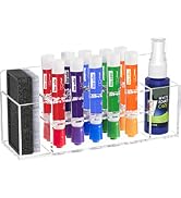 HBlife Acrylic Magnetic Dry Erase Marker Holder