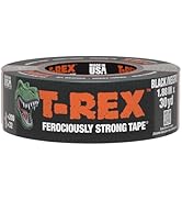 T-REX Tape Heavy Duty Duct Tape with UV Resistant & Waterproof Backing for Ferociously Strong Rep...