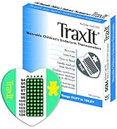 Traxit Wearable Axillary Thermometer for Kids, Single Use Pediatric Thermometer Patch for Babies,...