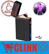 Plasma Flameless Electric Lighter with Flashlight