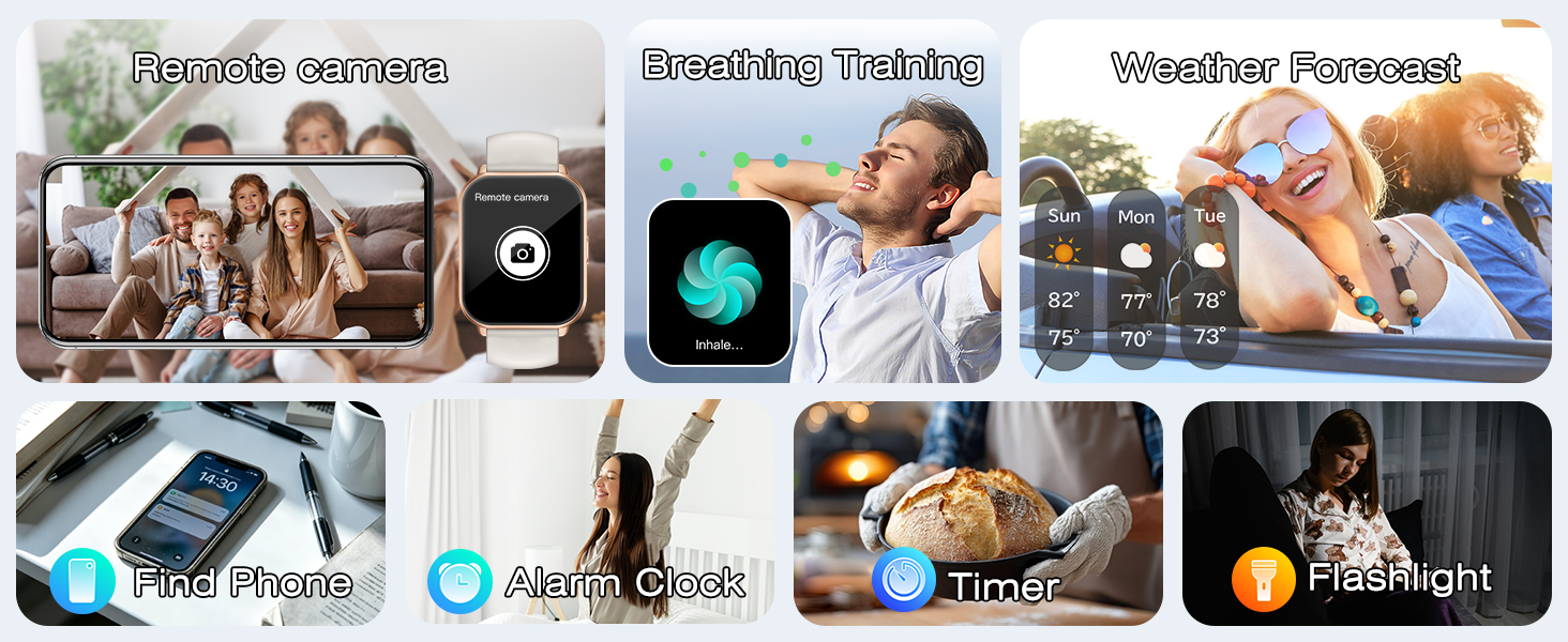 Waterproof fitness tracker watch