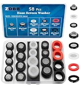 ZDBB 58 PCS Shower Head Garden Hose Screen Filter Gasket.Stainless Steel Water Filter Hose Washer...