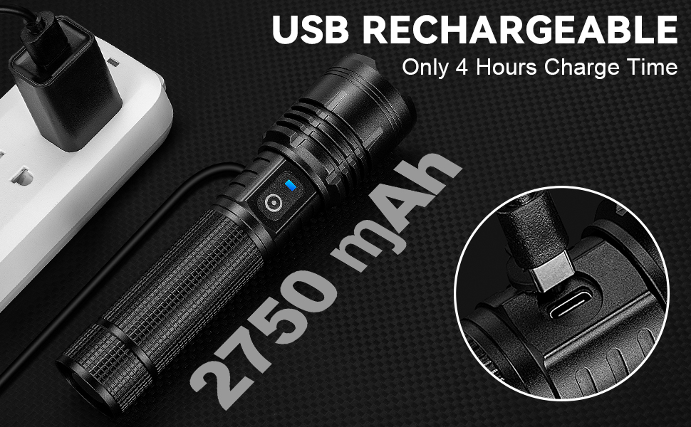 rechargeable flashlights