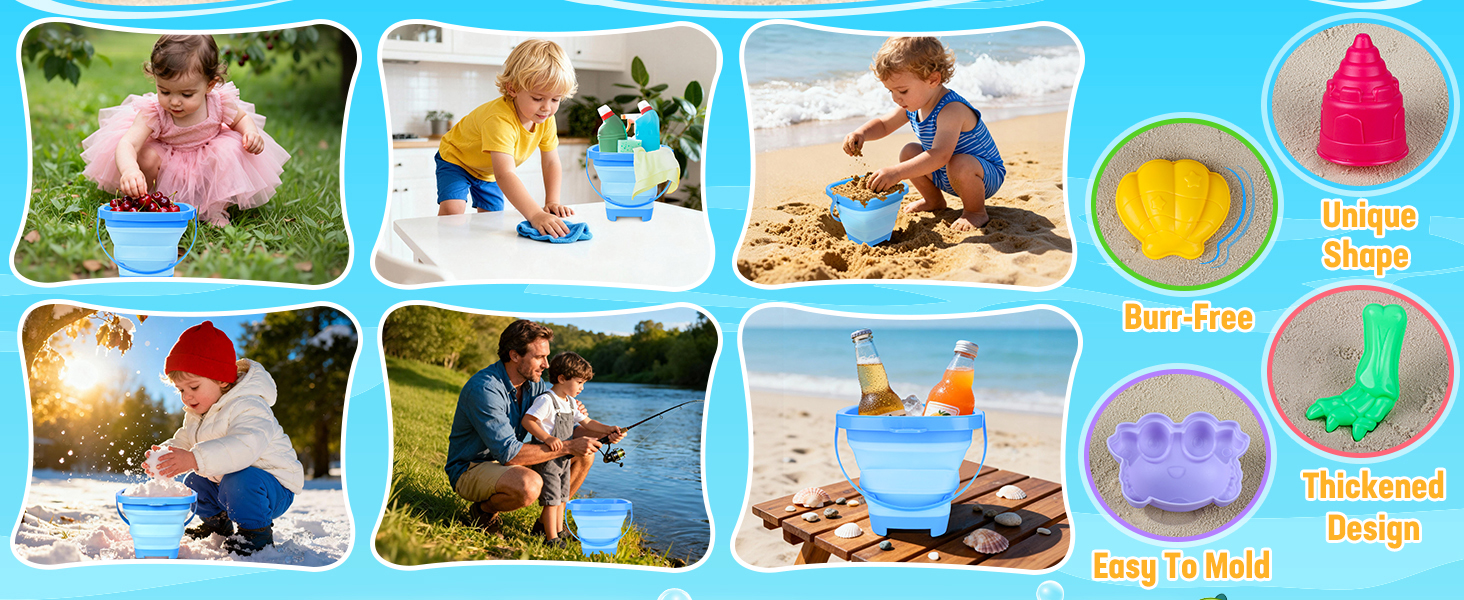 collapsible sand toys