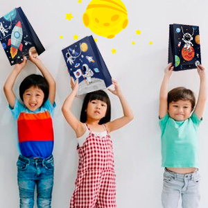 outer space treat bags