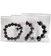 PABCK 4.4x4.4 inch (Inside Size 4.25x3.86 inch) 5.9mil Clear Jewelry Anti Oxidation Bag Clarity P...