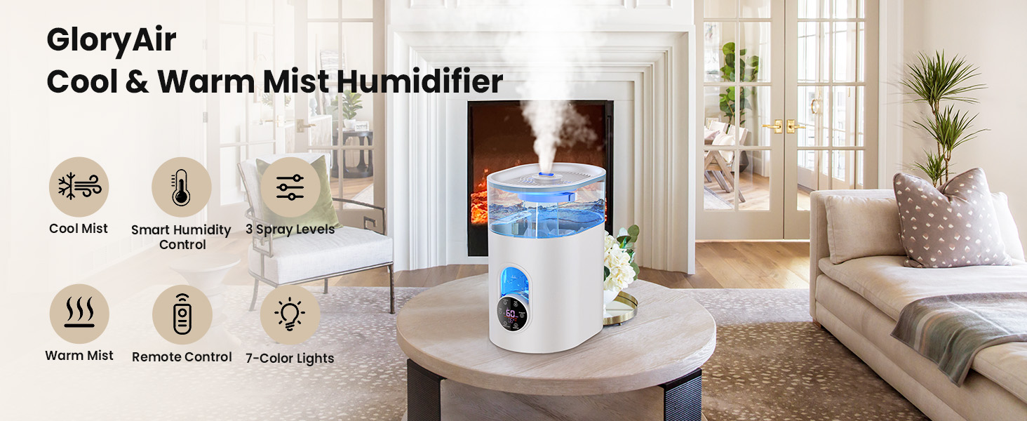 Cool and Warm Mist Humidifier