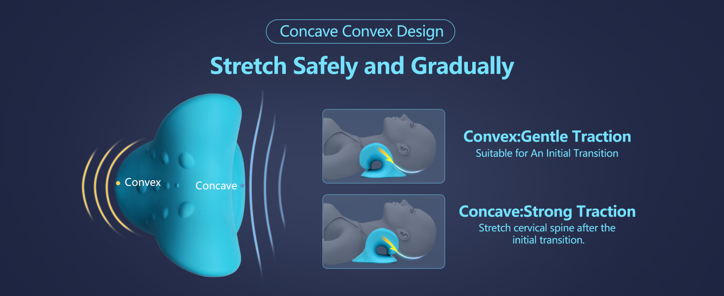 Concave Design Fits Back Of the Head Perfectly